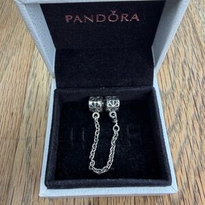 RETIRED Pandora Daisy Flower Safety Chain #790385